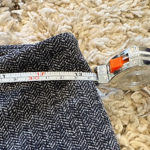 Athleta Metro Skinny Pant M Navy Blue Herringbone Stretch Career Work Pants - Picture 9 of 11